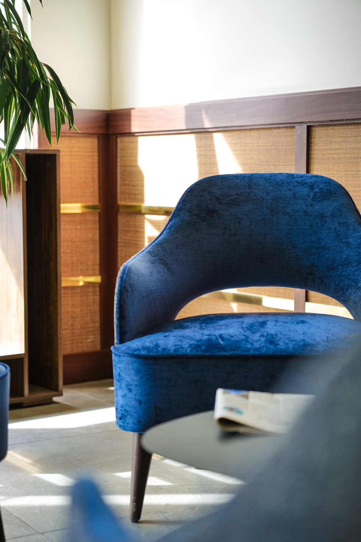 Vu une partie de l'aménagement dans les services généraux rénovés.